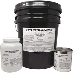 Made in USA - 50 Lb Concrete Repair/Resurfacing - Light Gray, 25 Sq Ft Coverage, Epoxy Resin - Apex Tool & Supply