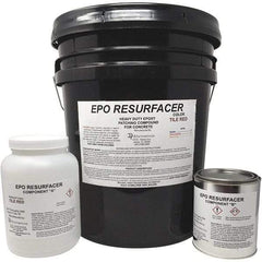 Made in USA - 50 Lb Concrete Repair/Resurfacing - Tile Red, 25 Sq Ft Coverage, Epoxy Resin - Apex Tool & Supply
