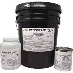 Made in USA - 50 Lb Concrete Repair/Resurfacing - Light Gray, 25 Sq Ft Coverage, Epoxy Resin - Apex Tool & Supply