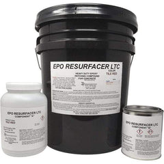 Made in USA - 50 Lb Concrete Repair/Resurfacing - Tile Red, 25 Sq Ft Coverage, Epoxy Resin - Apex Tool & Supply