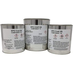 Made in USA - 1 Gal Gloss High-Solid Gray Concrete Floor Coating - 150 Sq Ft/Gal Coverage, 87 g/L VOC Content - Apex Tool & Supply