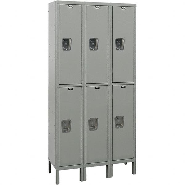 Hallowell - 6 Door, 2 Tier, Premium Wardrobe Lockers - Apex Tool & Supply