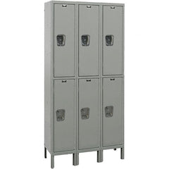 Hallowell - 6 Door, 2 Tier, Premium Wardrobe Lockers - Apex Tool & Supply
