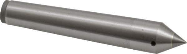 Made in USA - Carbide-Tipped Alloy Steel Standard Point Solid Dead Center - Jarno 4 Taper, 3" OAL - Apex Tool & Supply