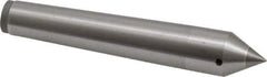 Made in USA - Carbide-Tipped Alloy Steel Standard Point Solid Dead Center - Jarno 4 Taper, 3" OAL - Apex Tool & Supply