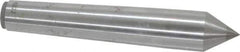 Made in USA - Carbide-Tipped Alloy Steel Standard Point Solid Dead Center - Jarno 6 Taper, 4-1/2" OAL - Apex Tool & Supply