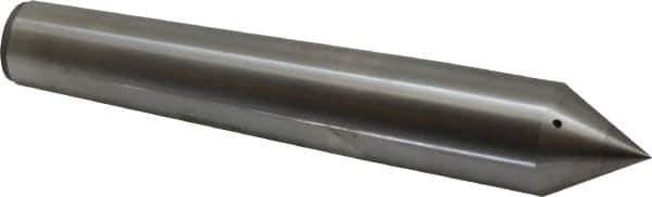 Made in USA - Carbide-Tipped Alloy Steel Standard Point Solid Dead Center - Jarno 9 Taper, 6-3/4" OAL - Apex Tool & Supply