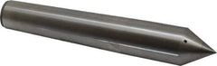 Made in USA - Carbide-Tipped Alloy Steel Standard Point Solid Dead Center - Jarno 9 Taper, 6-3/4" OAL - Apex Tool & Supply
