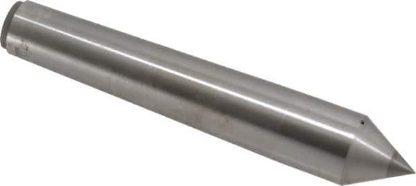 Made in USA - Carbide-Tipped Alloy Steel Standard Point Solid Dead Center - Jarno 10 Taper, 7-1/2" OAL - Apex Tool & Supply