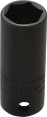Proto - 3/8" Drive 13mm Deep Thin Wall Impact Socket - 6 Points, 2" OAL - Apex Tool & Supply