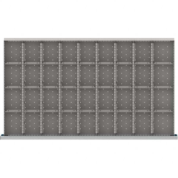 LISTA - 36-Compartment Drawer Divider Layout for 3.15" High Drawers - Apex Tool & Supply