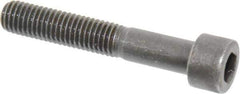Made in USA - M10x1.50 Metric Coarse Hex Socket Drive, Socket Cap Screw - Grade 12.9 Alloy Steel, Black Oxide Finish, Partially Threaded, 60mm Length Under Head - Apex Tool & Supply