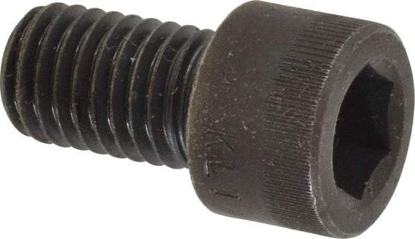 Made in USA - M12x1.75 Metric Coarse Hex Socket Drive, Socket Cap Screw - Grade 12.9 Alloy Steel, Black Oxide Finish, Fully Threaded, 20mm Length Under Head - Apex Tool & Supply