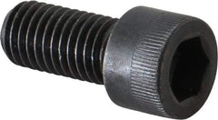 Made in USA - M12x1.75 Metric Coarse Hex Socket Drive, Socket Cap Screw - Grade 12.9 Alloy Steel, Black Oxide Finish, Fully Threaded, 25mm Length Under Head - Apex Tool & Supply