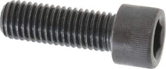 Made in USA - M12x1.75 Metric Coarse Hex Socket Drive, Socket Cap Screw - Grade 12.9 Alloy Steel, Black Oxide Finish, Fully Threaded, 35mm Length Under Head - Apex Tool & Supply