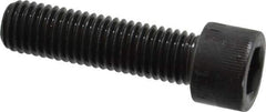 Made in USA - M12x1.75 Metric Coarse Hex Socket Drive, Socket Cap Screw - Grade 12.9 Alloy Steel, Black Oxide Finish, Fully Threaded, 45mm Length Under Head - Apex Tool & Supply