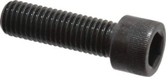 Made in USA - M12x1.75 Metric Coarse Hex Socket Drive, Socket Cap Screw - Grade 12.9 Alloy Steel, Black Oxide Finish, Fully Threaded, 40mm Length Under Head - Apex Tool & Supply