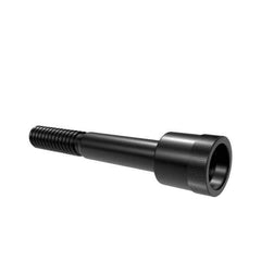 Made in USA - M16x2.00 Metric Coarse Hex Socket Drive, Socket Cap Screw - Grade 12.9 Alloy Steel, Black Oxide Finish, Partially Threaded, 100mm Length Under Head - Apex Tool & Supply