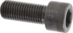 Made in USA - M20x2.50 Metric Coarse Hex Socket Drive, Socket Cap Screw - Grade 12.9 Alloy Steel, Black Oxide Finish, Fully Threaded, 50mm Length Under Head - Apex Tool & Supply