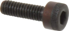 Made in USA - M4x0.70 Metric Coarse Hex Socket Drive, Socket Cap Screw - Grade 12.9 Alloy Steel, Black Oxide Finish, Fully Threaded, 12mm Length Under Head - Apex Tool & Supply