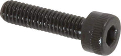 Made in USA - M4x0.70 Metric Coarse Hex Socket Drive, Socket Cap Screw - Grade 12.9 Alloy Steel, Black Oxide Finish, Fully Threaded, 16mm Length Under Head - Apex Tool & Supply