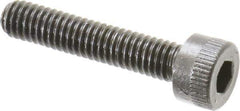Made in USA - M4x0.70 Metric Coarse Hex Socket Drive, Socket Cap Screw - Grade 12.9 Alloy Steel, Black Oxide Finish, Fully Threaded, 20mm Length Under Head - Apex Tool & Supply