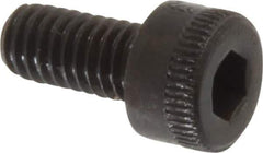Made in USA - M4x0.70 Metric Coarse Hex Socket Drive, Socket Cap Screw - Grade 12.9 Alloy Steel, Black Oxide Finish, Fully Threaded, 8mm Length Under Head - Apex Tool & Supply