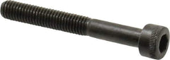 Made in USA - M5x0.80 Metric Coarse Hex Socket Drive, Socket Cap Screw - Grade 12.9 Alloy Steel, Black Oxide Finish, Partially Threaded, 40mm Length Under Head - Apex Tool & Supply