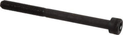Made in USA - M5x0.80 Metric Coarse Hex Socket Drive, Socket Cap Screw - Grade 12.9 Alloy Steel, Black Oxide Finish, Partially Threaded, 60mm Length Under Head - Apex Tool & Supply