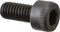 Made in USA - M6x1.00 Metric Coarse Hex Socket Drive, Socket Cap Screw - Grade 12.9 Alloy Steel, Black Oxide Finish, Fully Threaded, 12mm Length Under Head - Apex Tool & Supply