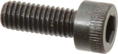Made in USA - M6x1.00 Metric Coarse Hex Socket Drive, Socket Cap Screw - Grade 12.9 Alloy Steel, Black Oxide Finish, Fully Threaded, 16mm Length Under Head - Apex Tool & Supply