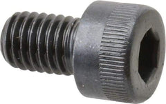 Made in USA - M8x1.25 Metric Coarse Hex Socket Drive, Socket Cap Screw - Grade 12.9 Alloy Steel, Black Oxide Finish, Fully Threaded, 12mm Length Under Head - Apex Tool & Supply