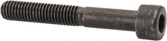 Made in USA - M8x1.25 Metric Coarse Hex Socket Drive, Socket Cap Screw - Grade 12.9 Alloy Steel, Black Oxide Finish, Partially Threaded, 55mm Length Under Head - Apex Tool & Supply