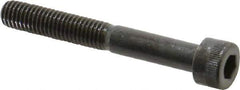 Made in USA - M8x1.25 Metric Coarse Hex Socket Drive, Socket Cap Screw - Grade 12.9 Alloy Steel, Black Oxide Finish, Partially Threaded, 60mm Length Under Head - Apex Tool & Supply