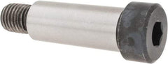 Made in USA - 1" Shoulder Diam x 2-1/2" Shoulder Length, 3/4-10 UNC, Hex Socket Shoulder Screw - 4000 Alloy Steel, Uncoated, 1-5/16" Head Diam - Apex Tool & Supply