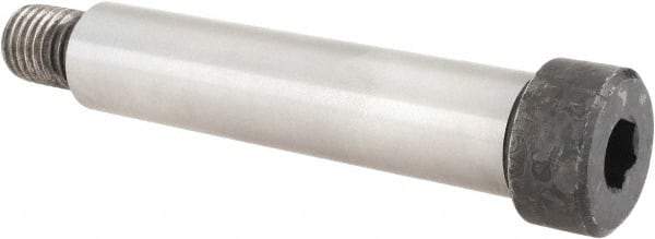 Made in USA - 1" Shoulder Diam x 4-1/2" Shoulder Length, 3/4-10 UNC, Hex Socket Shoulder Screw - 4000 Alloy Steel, Uncoated, 1-5/16" Head Diam - Apex Tool & Supply