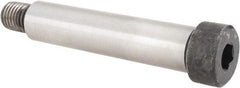 Made in USA - 1" Shoulder Diam x 4-1/2" Shoulder Length, 3/4-10 UNC, Hex Socket Shoulder Screw - 4000 Alloy Steel, Uncoated, 1-5/16" Head Diam - Apex Tool & Supply
