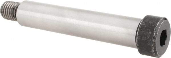 Made in USA - 1" Shoulder Diam x 5" Shoulder Length, 3/4-10 UNC, Hex Socket Shoulder Screw - 4000 Alloy Steel, Uncoated, 1-5/16" Head Diam - Apex Tool & Supply