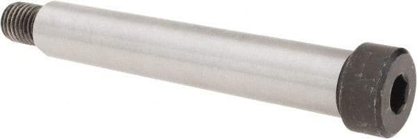 Made in USA - 1" Shoulder Diam x 6" Shoulder Length, 3/4-10 UNC, Hex Socket Shoulder Screw - 4000 Alloy Steel, Uncoated, 1-5/16" Head Diam - Apex Tool & Supply