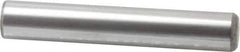 Made in USA - 1" Diam x 6" Pin Length Grade 8 Alloy Steel Standard Dowel Pin - Bright Finish, C 47-58 & C 60 (Surface) Hardness, 117,800 Lb (Single Shear), 235,600 Lb (Double Shear) Breaking Strength, 1 Beveled & 1 Rounded End - Apex Tool & Supply