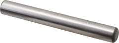 Made in USA - 5/8" Diam x 5" Pin Length Grade 8 Alloy Steel Standard Dowel Pin - Bright Finish, C 47-58 & C 60 (Surface) Hardness, 46,000 Lb (Single Shear), 92,000 Lb (Double Shear) Breaking Strength, 1 Beveled & 1 Rounded End - Apex Tool & Supply