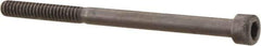 Made in USA - #10-24 UNC Hex Socket Drive, Socket Cap Screw - Alloy Steel, Black Oxide Finish, Partially Threaded, 2-3/4" Length Under Head - Apex Tool & Supply