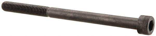 Made in USA - #10-32 UNF Hex Socket Drive, Socket Cap Screw - Alloy Steel, Black Oxide Finish, Partially Threaded, 2-3/4" Length Under Head - Apex Tool & Supply