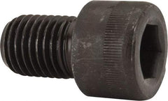 Made in USA - 1-8 UNC Hex Socket Drive, Socket Cap Screw - Alloy Steel, Black Oxide Finish, Fully Threaded, 1-1/2" Length Under Head - Apex Tool & Supply