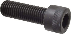 Made in USA - 1-8 UNC Hex Socket Drive, Socket Cap Screw - Alloy Steel, Black Oxide Finish, Fully Threaded, 3" Length Under Head - Apex Tool & Supply