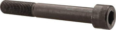 Made in USA - 1-8 UNC Hex Socket Drive, Socket Cap Screw - Alloy Steel, Black Oxide Finish, Partially Threaded, 7-1/2" Length Under Head - Apex Tool & Supply
