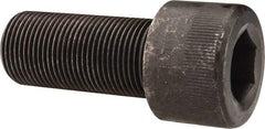 Made in USA - 1-14 UNF Hex Socket Drive, Socket Cap Screw - Alloy Steel, Black Oxide Finish, Fully Threaded, 2-1/4" Length Under Head - Apex Tool & Supply