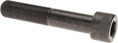 Made in USA - 1-14 UNF Hex Socket Drive, Socket Cap Screw - Alloy Steel, Black Oxide Finish, Partially Threaded, 5-1/2" Length Under Head - Apex Tool & Supply