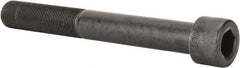 Made in USA - 1-14 UNF Hex Socket Drive, Socket Cap Screw - Alloy Steel, Black Oxide Finish, Partially Threaded, 8" Length Under Head - Apex Tool & Supply