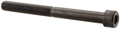 Made in USA - 1/4-28 UNF Hex Socket Drive, Socket Cap Screw - Alloy Steel, Black Oxide Finish, Partially Threaded, 2-3/4" Length Under Head - Apex Tool & Supply